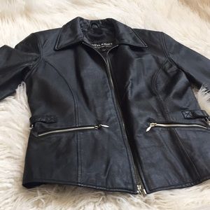 Wilson’s Black leather jacket